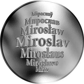 Česká jména - Miroslav - stříbrná medaile - 1