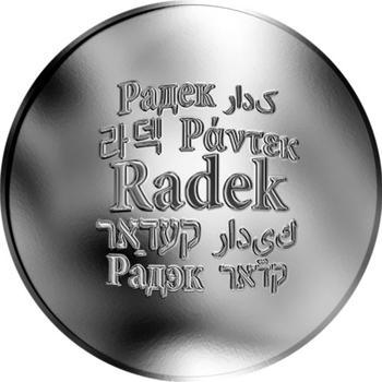 Česká jména - Radek - stříbrná medaile - 1