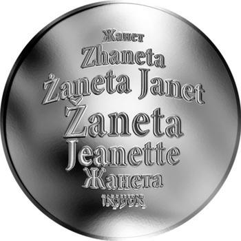 Česká jména - Žaneta - stříbrná medaile - 1