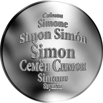 Česká jména - Šimon - stříbrná medaile - 1