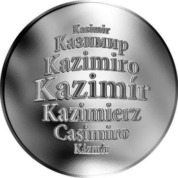 Česká jména - Kazimír - stříbrná medaile - 1