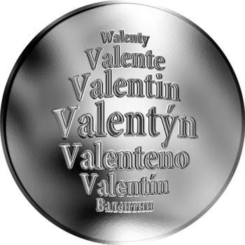 Česká jména - Valentýn - stříbrná medaile - 1