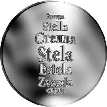 Česká jména - Stela - stříbrná medaile - 1