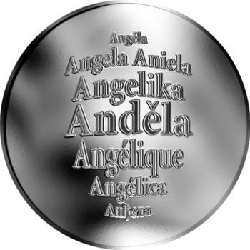 Česká jména - Anděla - stříbrná medaile - 1