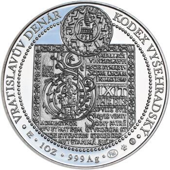 Korunovace Vratislava II. českým králem - stříbro Proof - 2