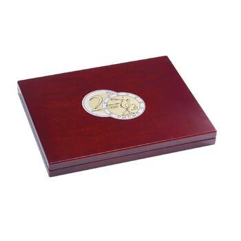 Jednoduchá luxusní dřevěné etue na mince HMK 35 BL - 2