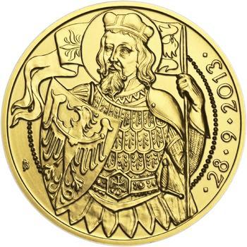 Relikvie Sv. Václava - vzor 1 -  1/2 Oz zlato b.k. - 2