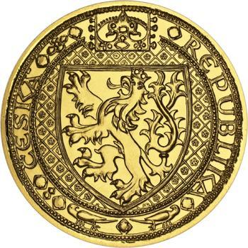 Nejkrásnější medailon II. - Královská pečeť zlato b.k. - 2