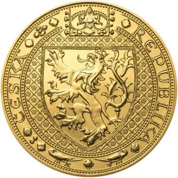 Nejkrásnější medailon II. Královská pečeť - 1 kg Au b.k. - 2
