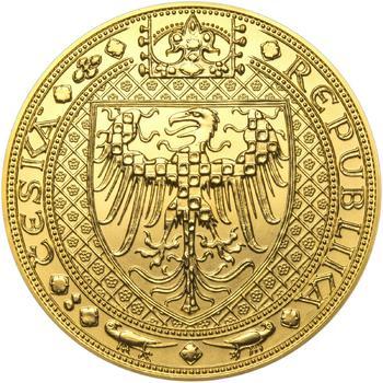 Nejkrásnější medailon III. Císař a král - 1 kg Au b.k. - 2