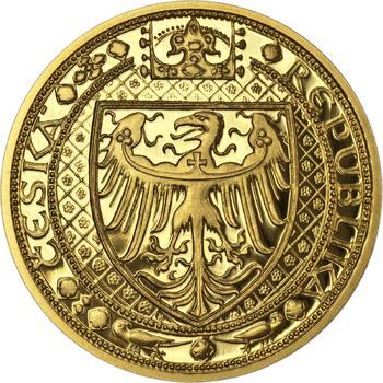Nejkrásnější medailon IV. - Karlštejn zlato Proof - 2