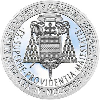 Povýšení pražského biskupství na arcibiskupství - 670 let - 1 Oz stříbro Proof - 2