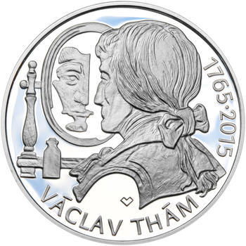 Mince ČNB - 2015 Proof - 500 Kč Václav Thám - 2