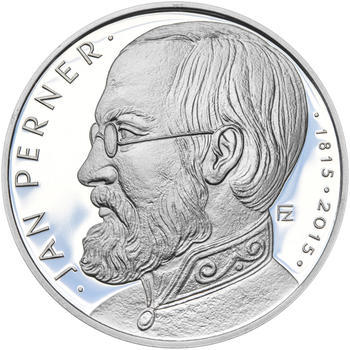 Mince ČNB - 2015 Proof - 200 Kč Jan Perner - 2