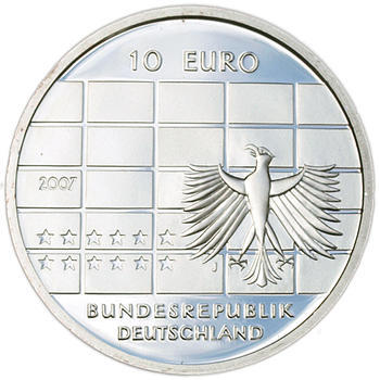 2007 Bundesbank Silver Proof 10 Eur - 2