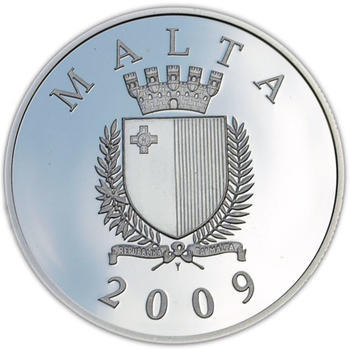 The Castellania Silver Proof 10 Eur Malta 2009 - 2