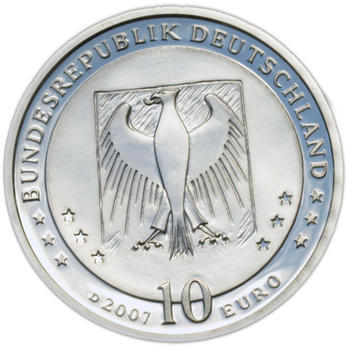 2007 Wilhelm Busch Silver Proof 10 Eur - 2