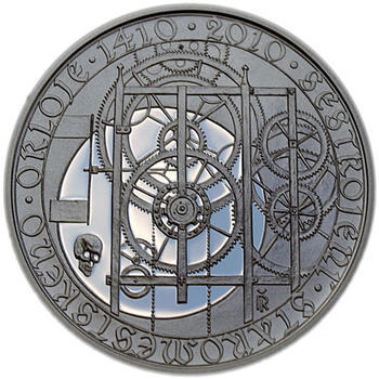 Mince ČNB - 2010 b.k. - 200 Kč 600. výročí sestrojení Staroměstského orloje - 2