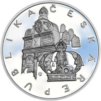 RABÍ JEHUDA LÖW – návrhy mince 200 Kč - sada II. tří Ag medailí 34 mm Proof v etui - 3