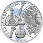RUDOLF II. – návrhy mince 200 Kč - sada tří Ag medailí 34 mm Proof v etui - 3/7