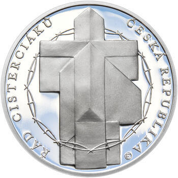 KLÁŠTER ZLATÁ KORUNA – návrhy mince 200 Kč - sada tří Ag medailí 34 mm Proof v etui - 3