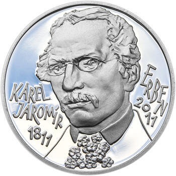 KAREL JAROMÍR ERBEN – návrhy mince 500 Kč - sada tří Ag medailí 34 mm Proof v etui - 4