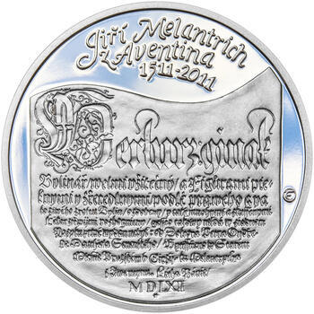 JIŘÍ MELANTRICH Z AVENTINA – návrhy mince 200 Kč - sada tří Ag medailí 34 mm Proof v etui - 4