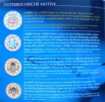 Oběhové mince 2007 Unc. Rakousko - 4