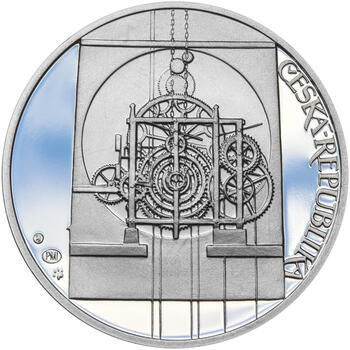 STAROMĚSTSKÝ ORLOJ – návrhy mince 200 Kč - sada tří Ag medailí 34 mm Proof v etui - 5