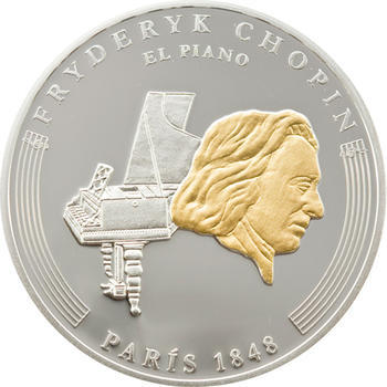 2009 - Frédéric Chopin ann. coin set Ag Proof - Andorra - 6